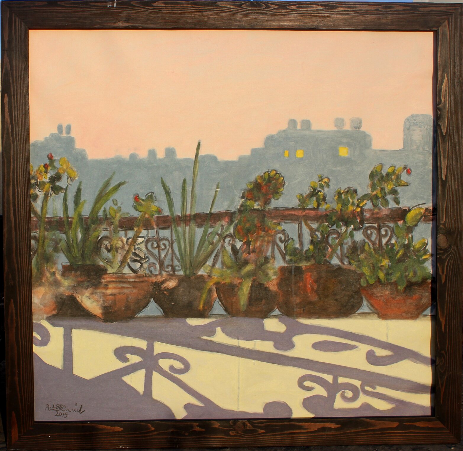 Internal View - Acrylic on Canvas