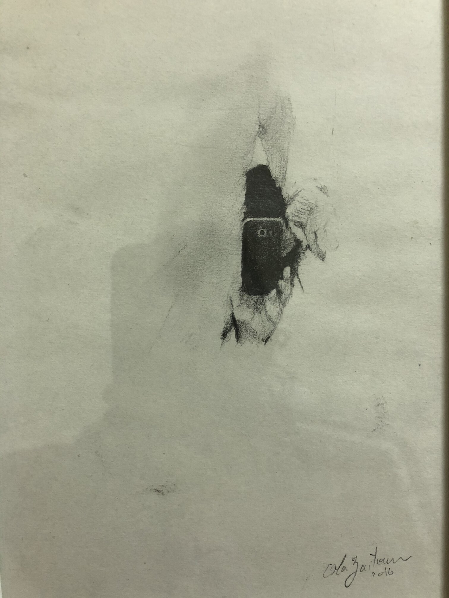 Self Portrait - Pencil on Paper